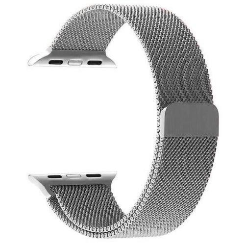 Apple Watch Metal band Milanese Loop Silver - 38-40-41mm